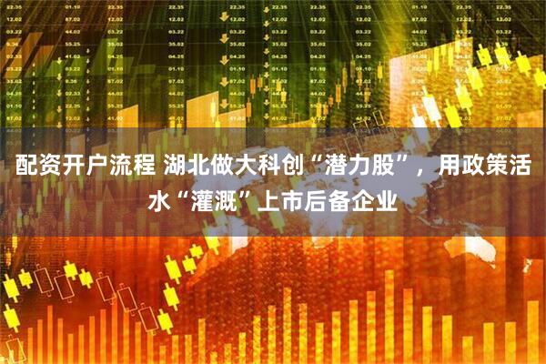 配资开户流程 湖北做大科创“潜力股”，用政策活水“灌溉”上市后备企业